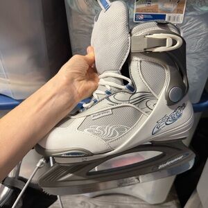 Bladerunner Gray and Blue Ice Skates